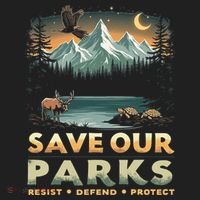Save Our Parks Resist National Park Protect ALT US Retro Hat thumb 2