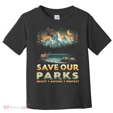 Save Our Parks Resist National Park Protect ALT US Retro Toddler T-Shirt