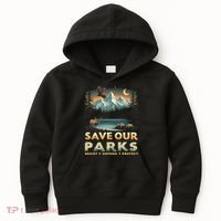 Save Our Parks Resist National Park Protect ALT US Retro Kids Hoodie thumb 0