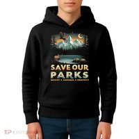Save Our Parks Resist National Park Protect ALT US Retro Kids Hoodie thumb 4