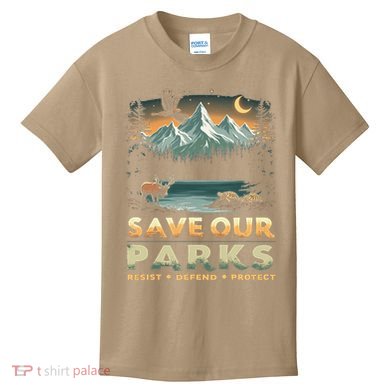 Save Our Parks Resist National Park Protect ALT US Retro Kids T-Shirt