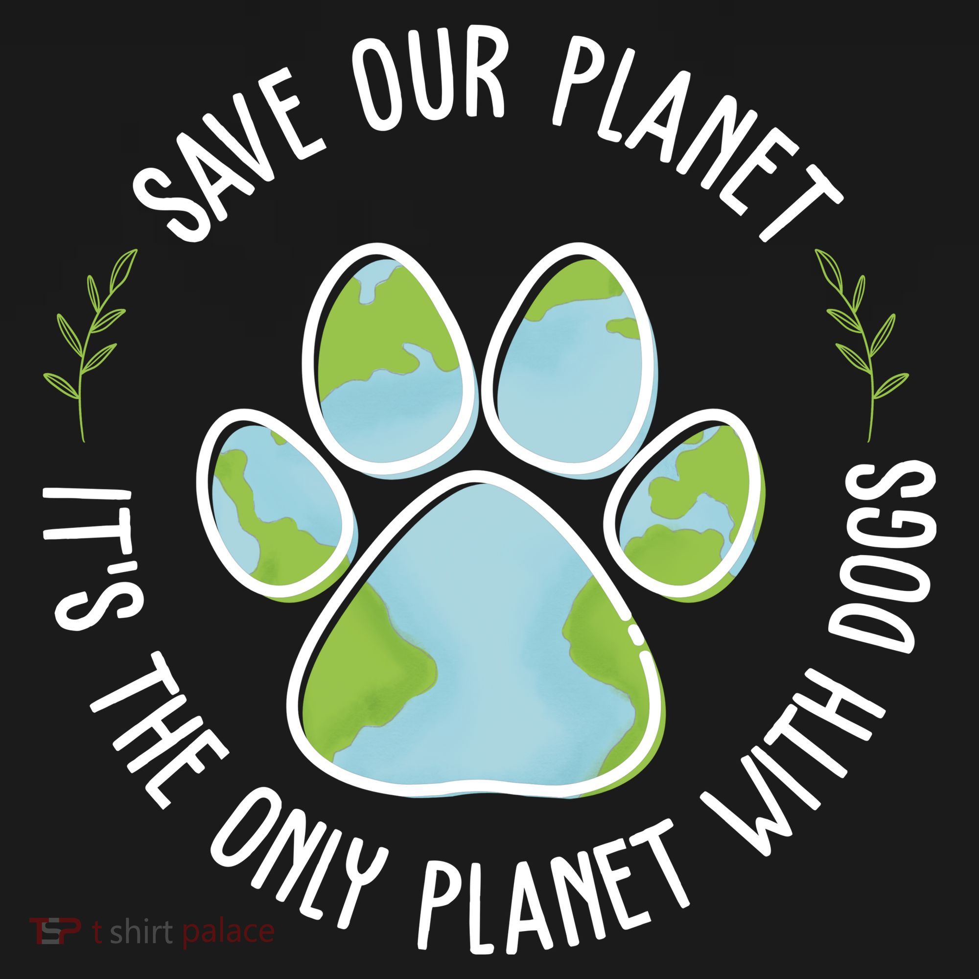 Save Our Planet It's The Only Planet With Dogs Earth Day Women's Tank Top