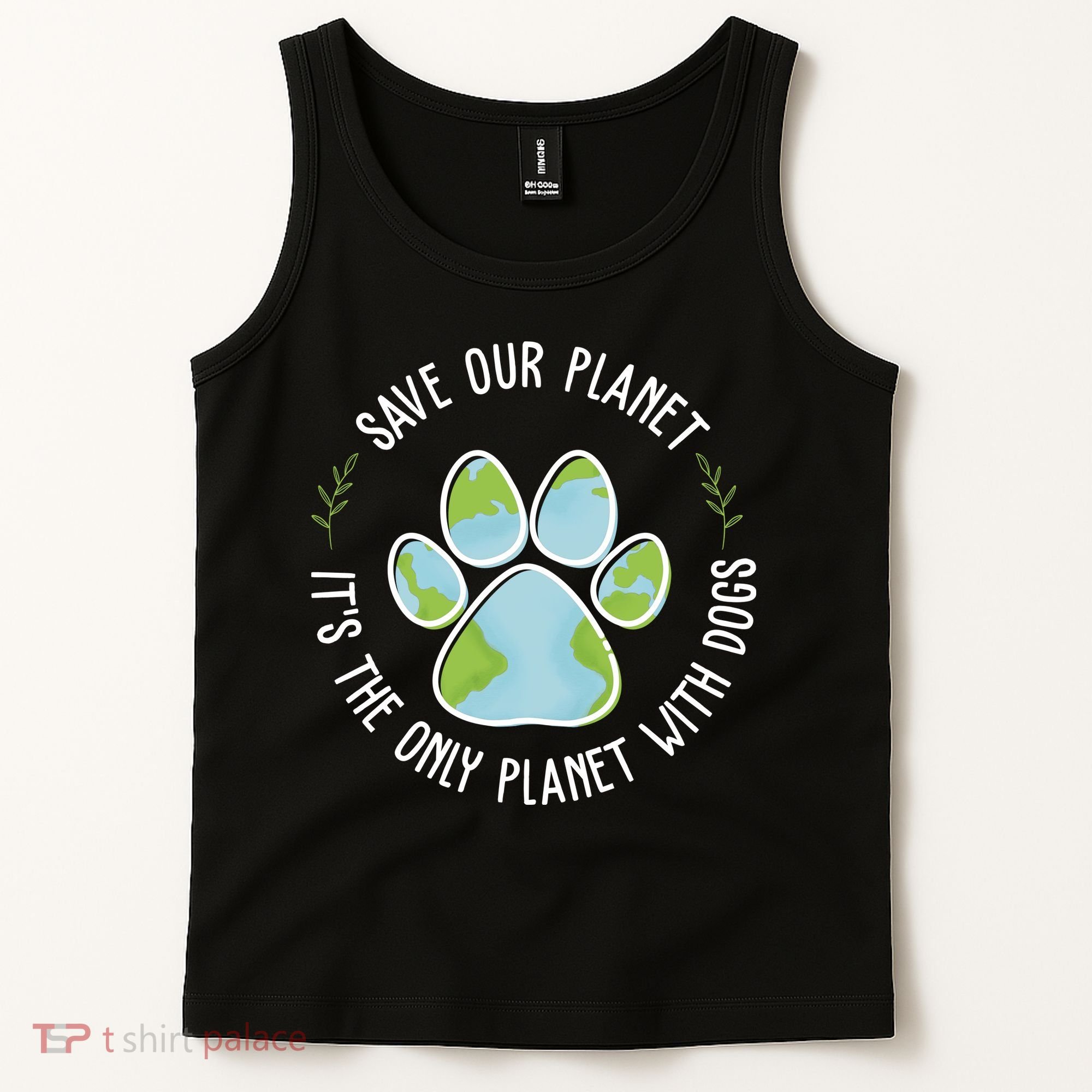 Save Our Planet It's The Only Planet With Dogs Earth Day Tank Top