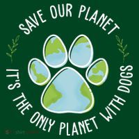 Save Our Planet It's The Only Planet With Dogs Earth Day Apron thumb 3