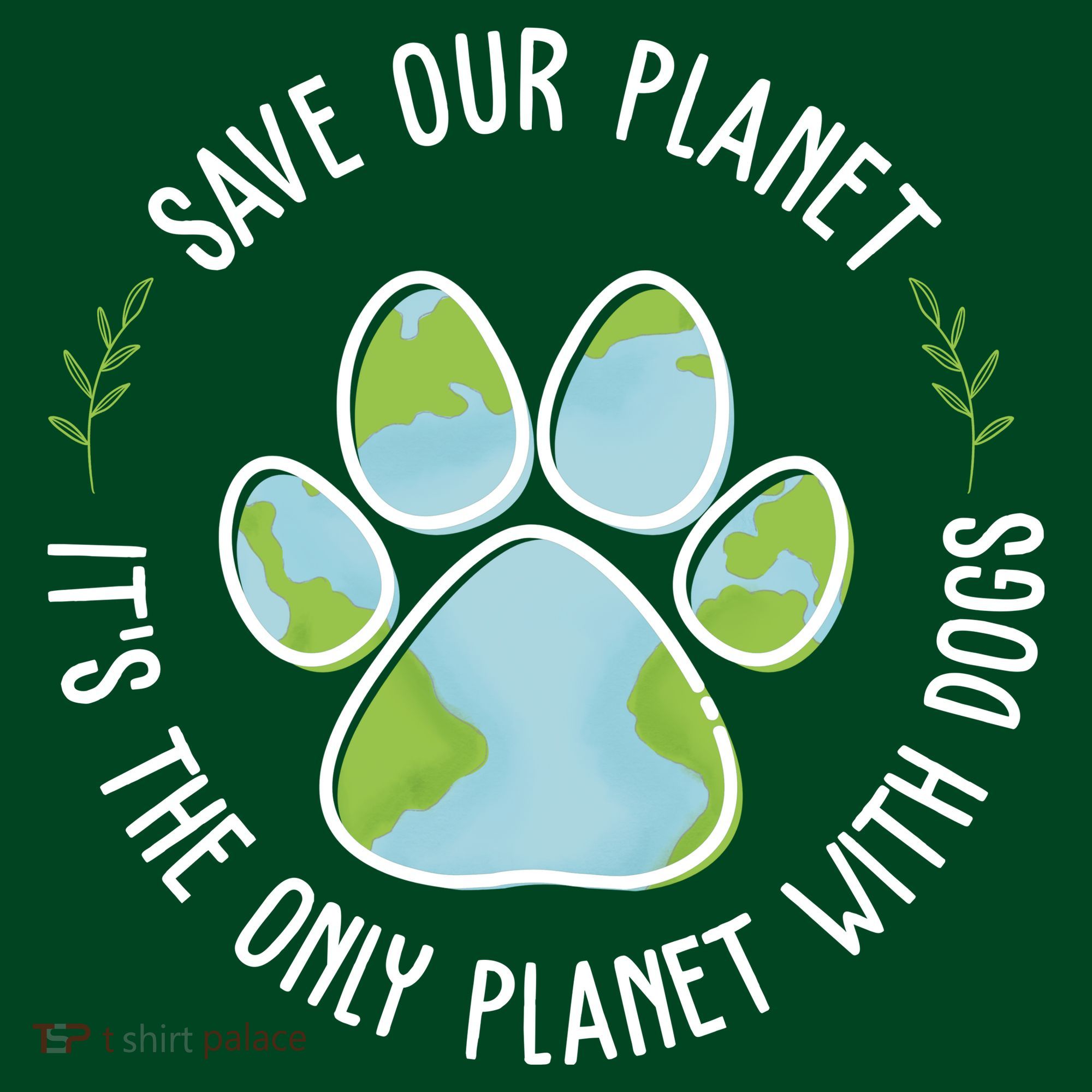Save Our Planet It's The Only Planet With Dogs Earth Day Visor