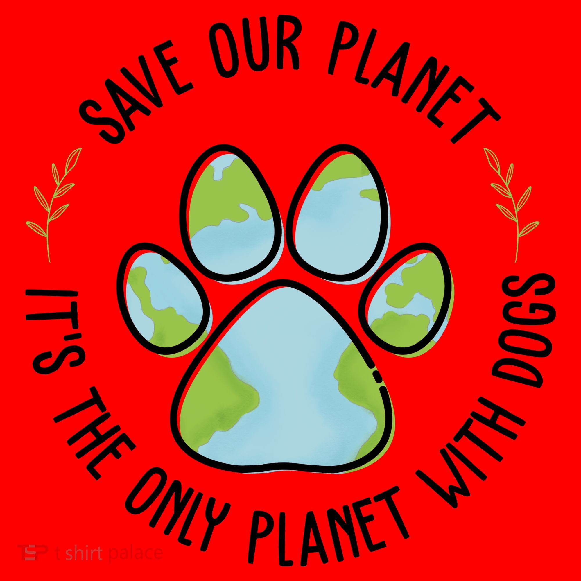 Save Our Planet It's The Only Planet With Dogs Earth Day Santa Hat