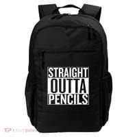 Straight Outta Pencils Gift Backpack thumb 0