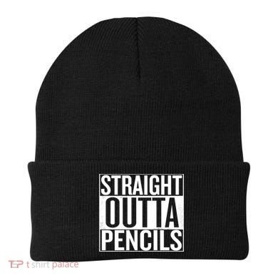 Straight Outta Pencils Gift Beanie