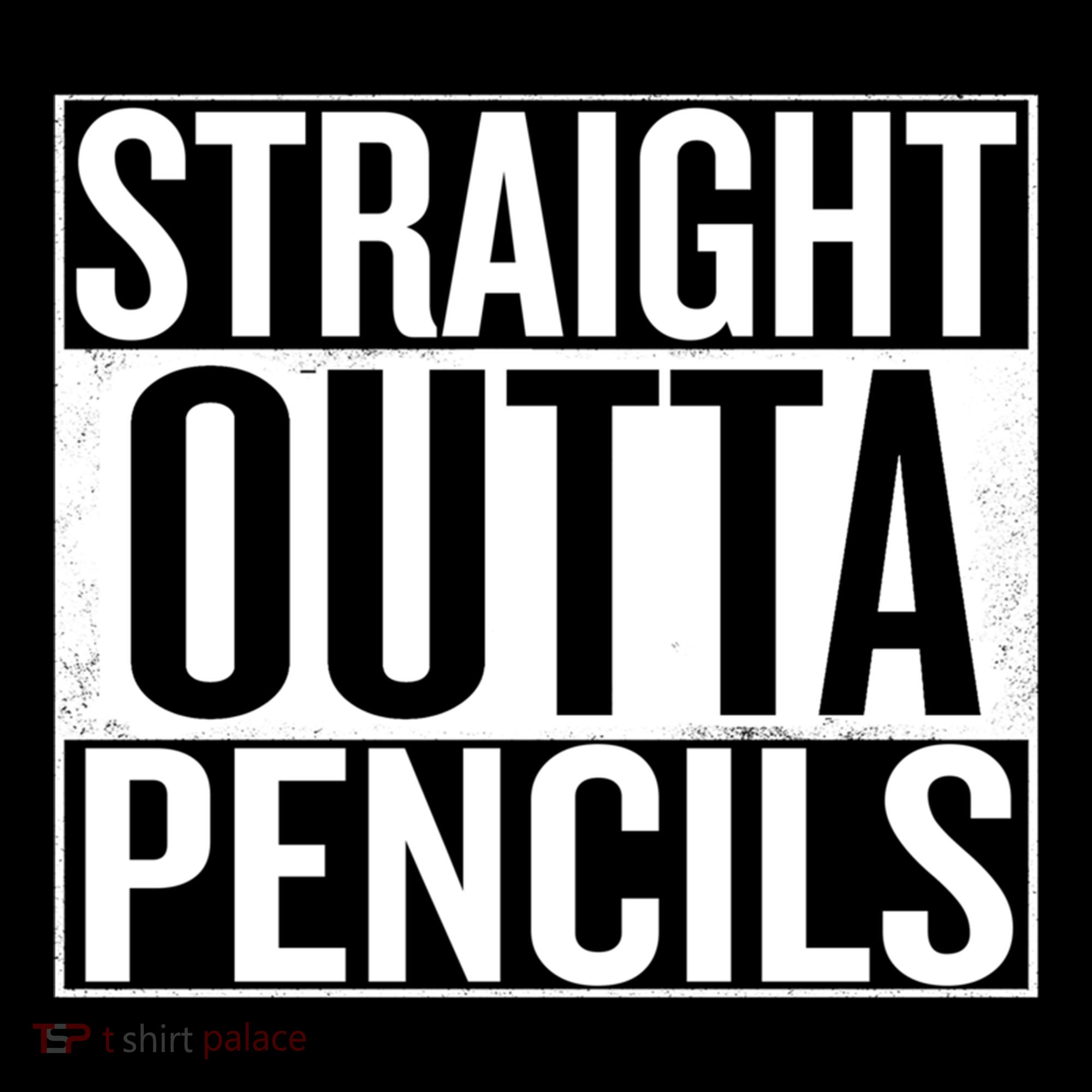 Straight Outta Pencils Gift Women's Hoodie