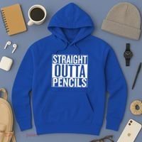 Straight Outta Pencils Gift Hoodie thumb 3