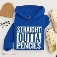 Straight Outta Pencils Gift Hoodie thumb 4