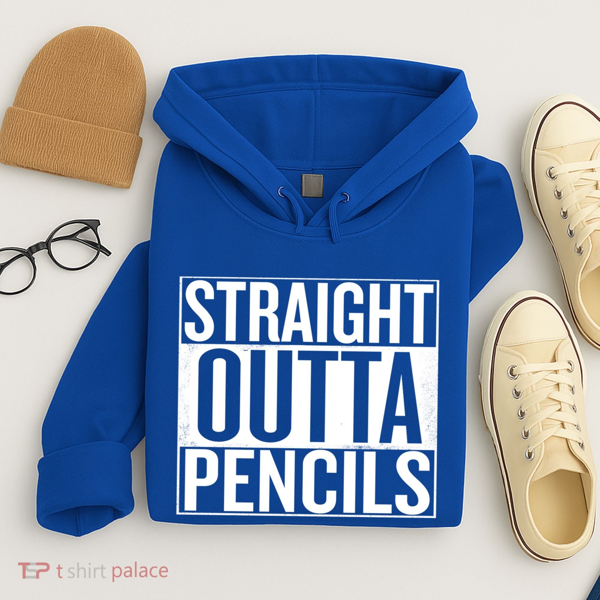 Straight Outta Pencils Gift Hoodie