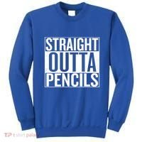 Straight Outta Pencils Gift Sweatshirt thumb 0