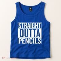 Straight Outta Pencils Gift Tank Top thumb 2