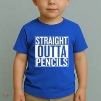Straight Outta Pencils Gift Toddler T-Shirt thumb 2