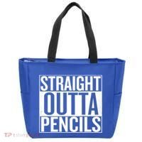 Straight Outta Pencils Gift Tote Bag thumb 0