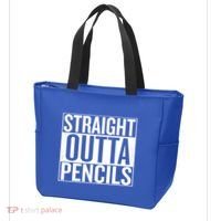 Straight Outta Pencils Gift Tote Bag thumb 3