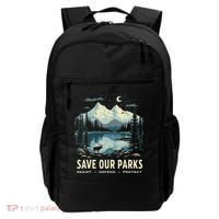 Save Our Parks Resist National Park Protect ALT US Nature Backpack thumb 0