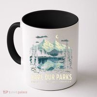 Save Our Parks Resist National Park Protect ALT US Nature Coffee Mug thumb 0