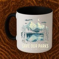 Save Our Parks Resist National Park Protect ALT US Nature Coffee Mug thumb 2