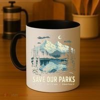 Save Our Parks Resist National Park Protect ALT US Nature Coffee Mug thumb 4