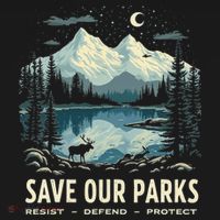 Save Our Parks Resist National Park Protect ALT US Nature Women's Hoodie thumb 2