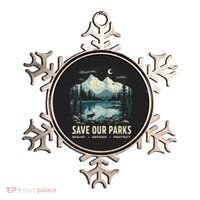 Save Our Parks Resist National Park Protect ALT US Nature Ornament thumb 0