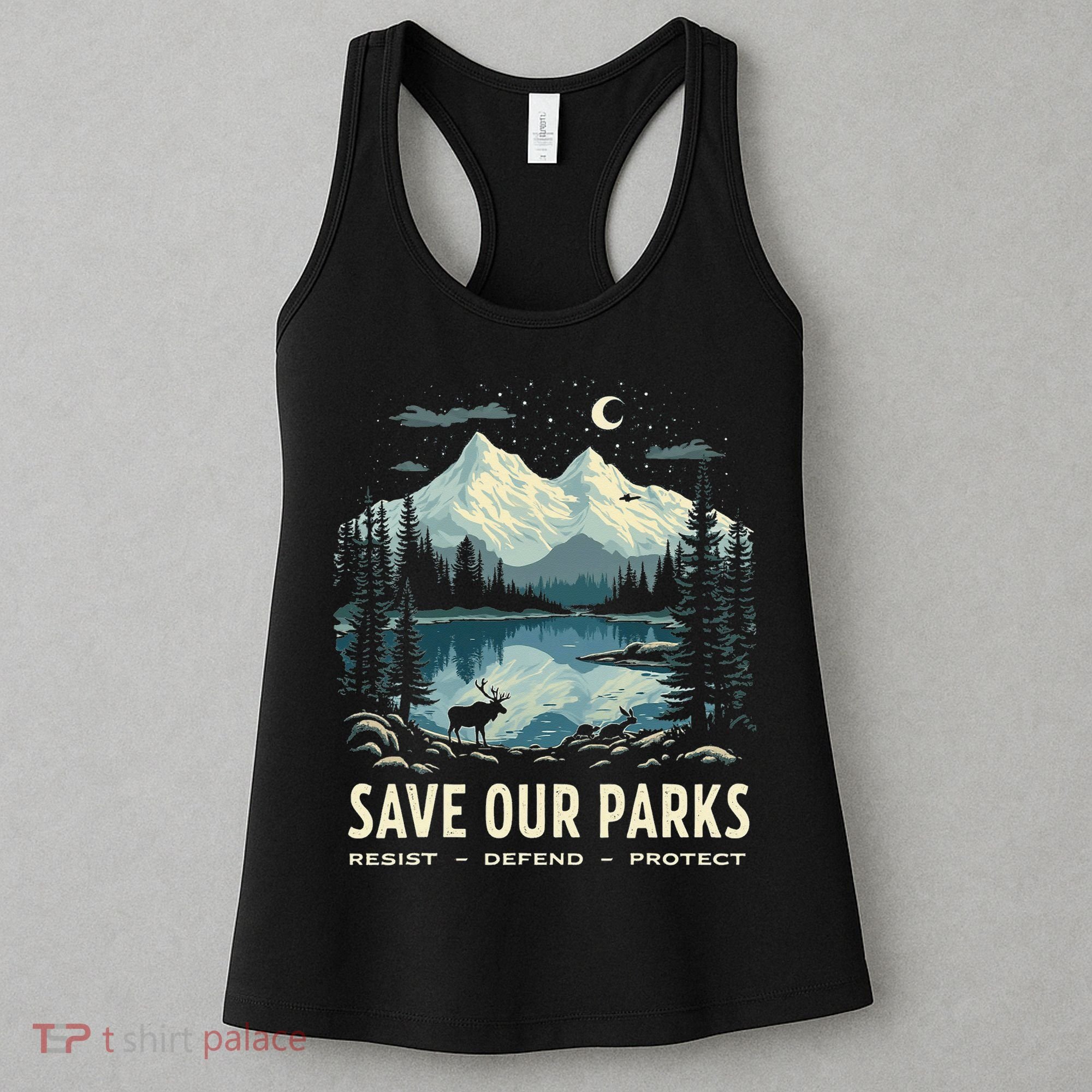 Save Our Parks Resist National Park Protect ALT US Nature Women's Tank Top