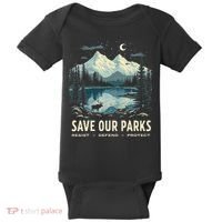 Save Our Parks Resist National Park Protect ALT US Nature Baby Bodysuit thumb 0