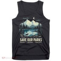 Save Our Parks Resist National Park Protect ALT US Nature Tank Top thumb 0
