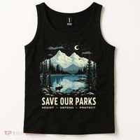 Save Our Parks Resist National Park Protect ALT US Nature Tank Top thumb 2