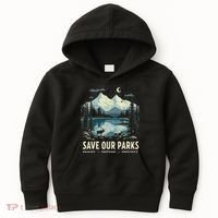 Save Our Parks Resist National Park Protect ALT US Nature Kids Hoodie thumb 0