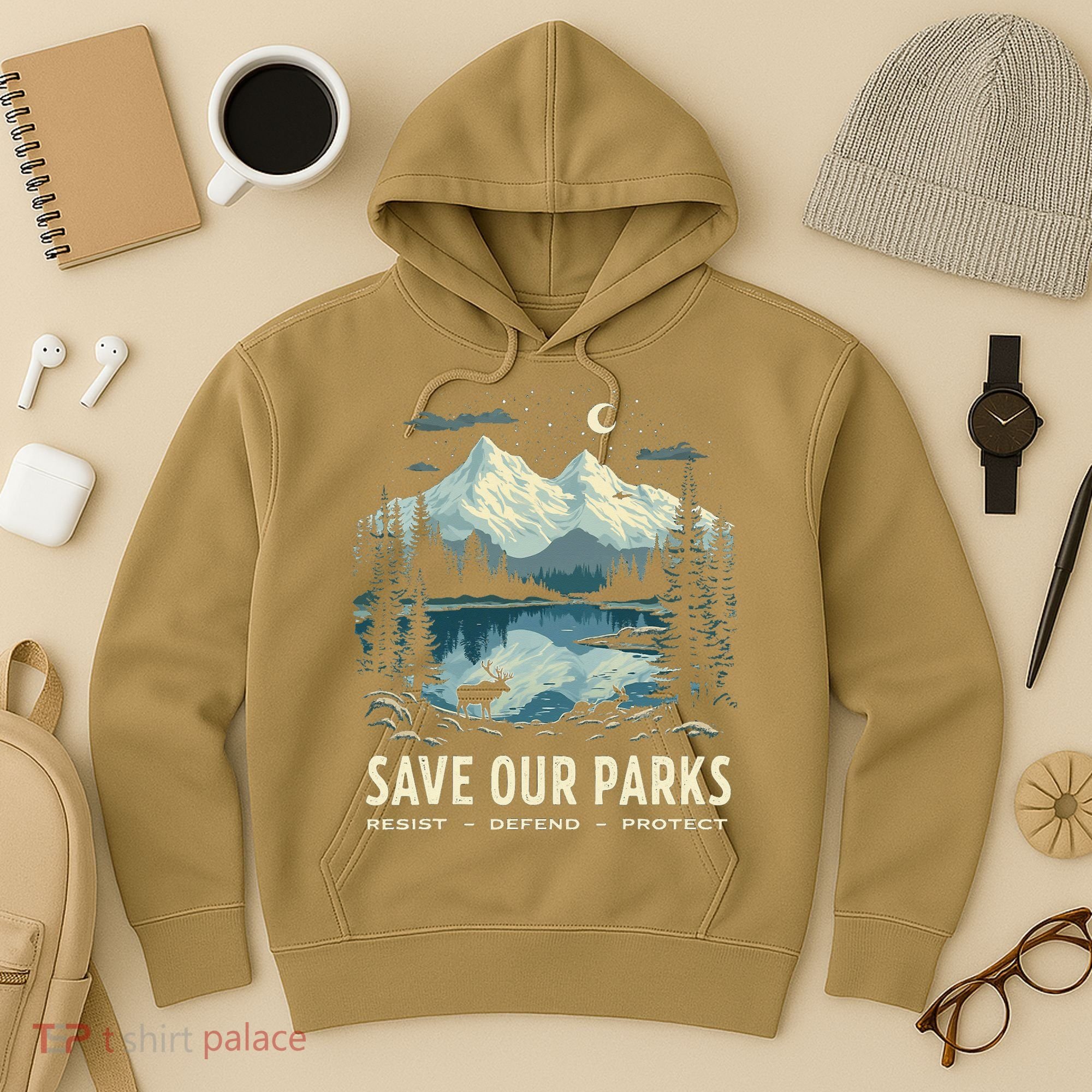 Save Our Parks Resist National Park Protect ALT US Nature Hoodie