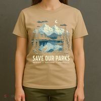 Save Our Parks Resist National Park Protect ALT US Nature T-Shirt thumb 4