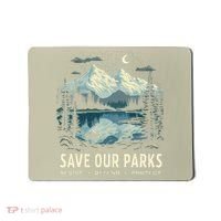 Save Our Parks Resist National Park Protect ALT US Nature Mousepad thumb 0