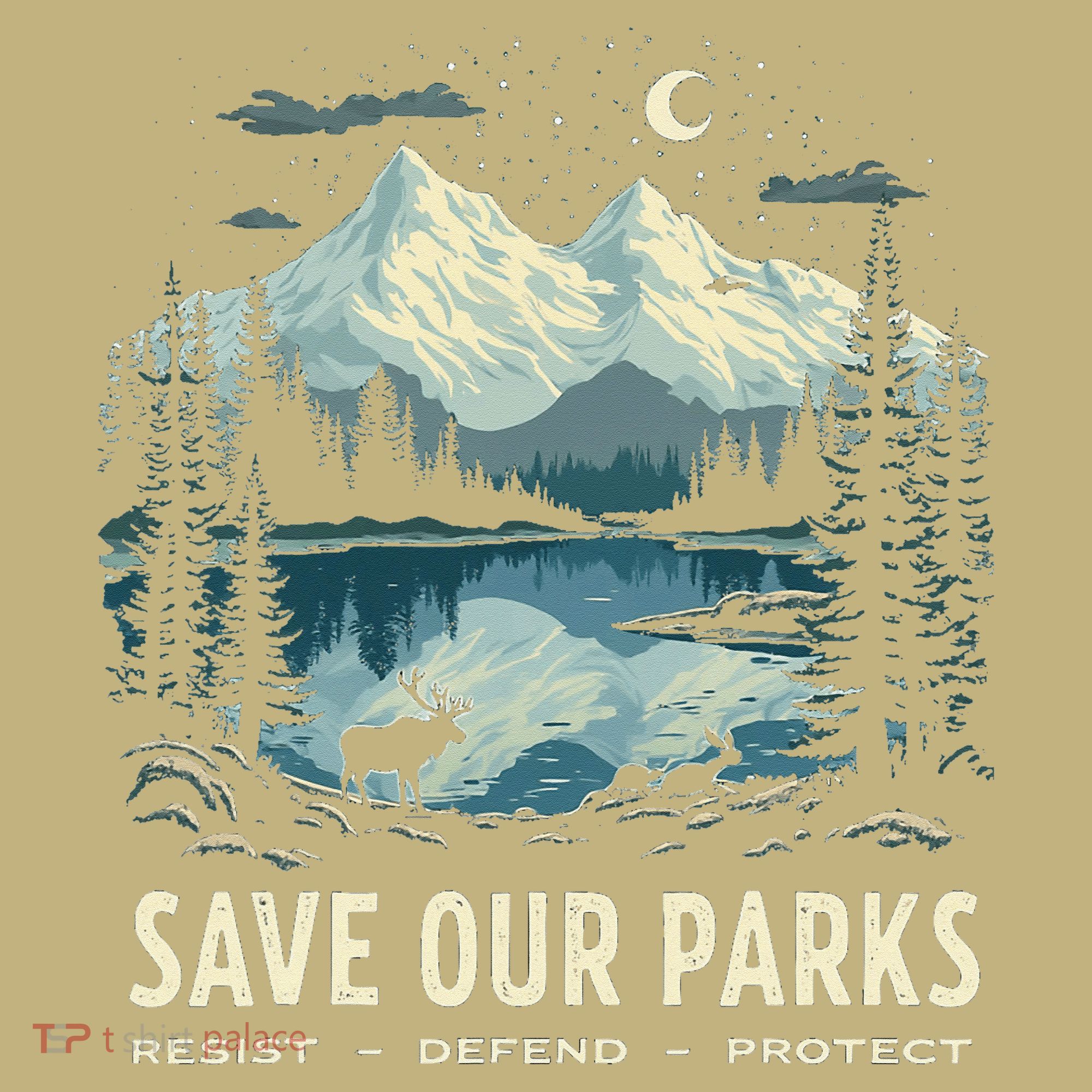 Save Our Parks Resist National Park Protect ALT US Nature Mousepad