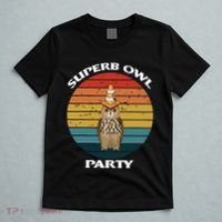 Superb Owl Party Retro Vintage Owl Lover T-Shirt thumb 5