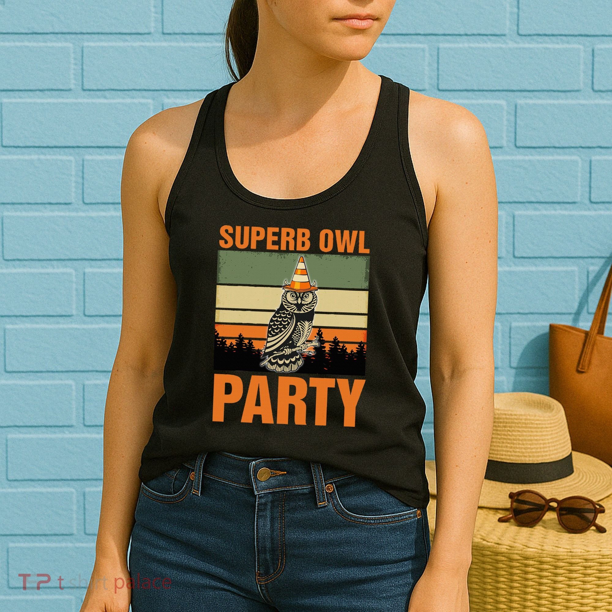 Superb Owl Party Women's Tank Top