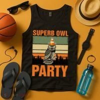 Superb Owl Party Tank Top thumb 4