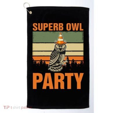 Superb Owl Party Golf Towel