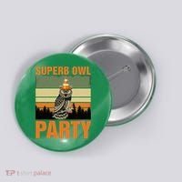 Superb Owl Party Button thumb 0