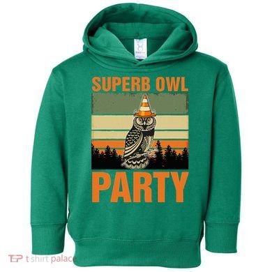 Superb Owl Party Toddler Hoodie