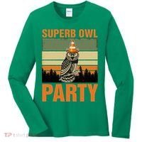 Superb Owl Party Women's Long Sleeve Shirt thumb 0