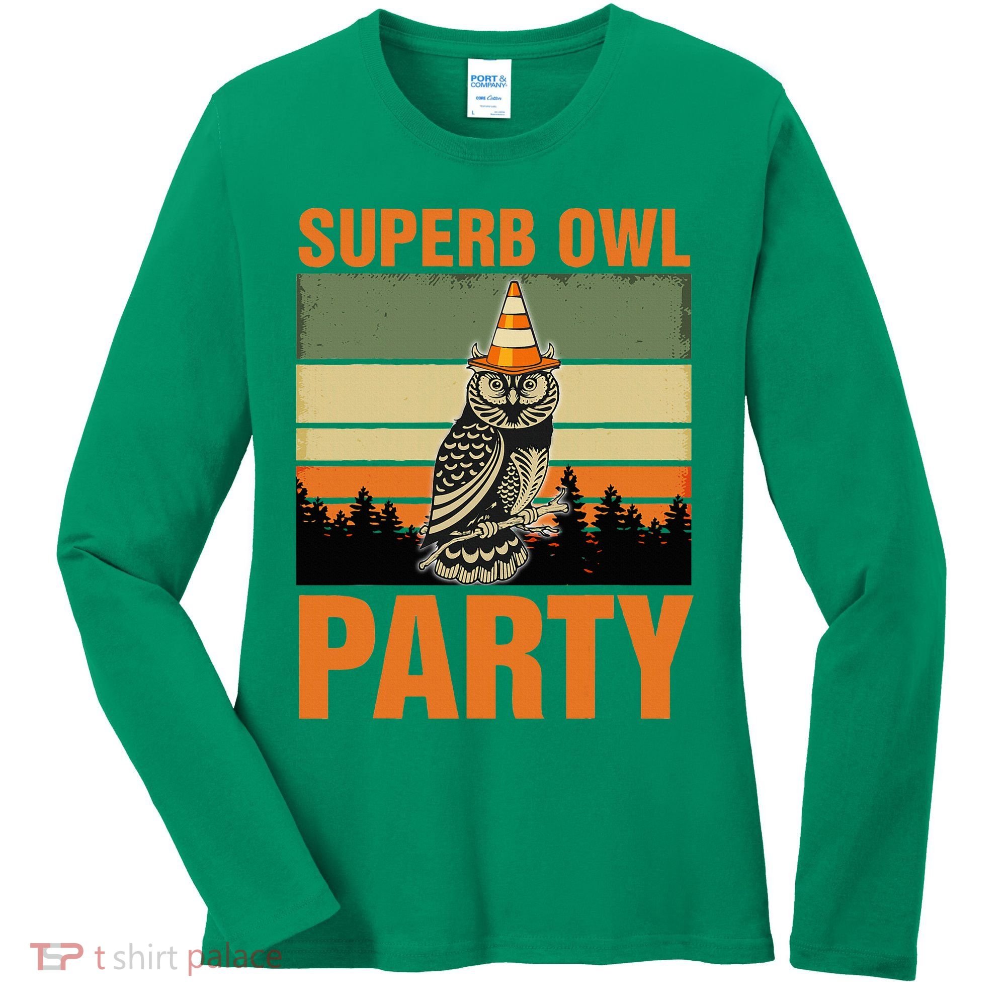 Superb Owl Party Women's Long Sleeve Shirt