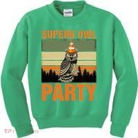 Superb Owl Party Kids Sweatshirt thumb 0