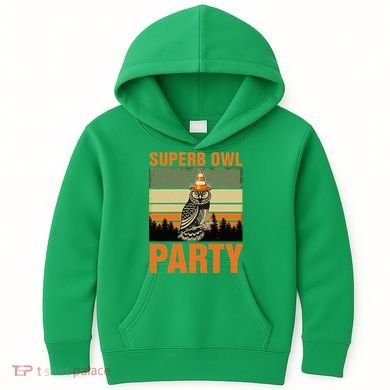 Superb Owl Party Kids Hoodie