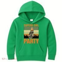 Superb Owl Party Kids Hoodie thumb 0