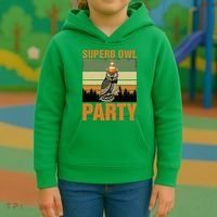 Superb Owl Party Kids Hoodie thumb 3
