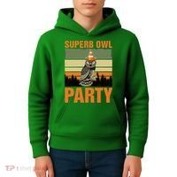 Superb Owl Party Kids Hoodie thumb 4