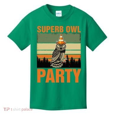 Superb Owl Party Kids T-Shirt